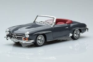 Mercedes 190 SL W121 Roadster Harmaa Norev 1:18