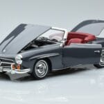 Mercedes 190 SL W121 Roadster Harmaa Norev 1:18