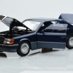 Mercedes 300 CE-24 C124 Coupe Nautical Blue Rajoitettu Erä Norev 1:18