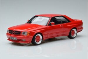 Mercedes 560 SEC W126 Widebody Punainen Otto 1:18