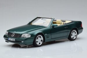 Mercedes SL500 R129 Metallivihreä Norev 1:18