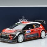 Citroen Citroen C3 WRC #9 S. Lefebvre / G. Moreau Tour de Corse 2017 Norev 1:18 1:18 Metalli