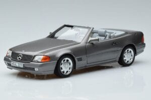 Mercedes 500 SL R129 Harmaa Metallic Norev 1:18