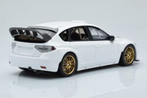 Subaru Impreza WRX STI R205 Mukautetuilla Osilla Valkoinen Otto 1:18 OT1037 Hartsi — kuva 2 / 6