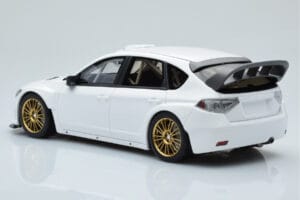 Subaru Impreza WRX STI R205 Mukautetuilla Osilla Valkoinen Otto 1:18 OT1037 Hartsi — kuva 5 / 6