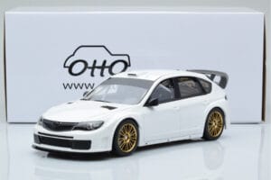 Subaru Impreza WRX STI R205 Mukautetuilla Osilla Valkoinen Otto 1:18 OT1037 Hartsi — kuva 6 / 6