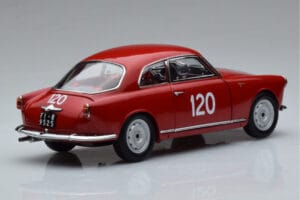 Alfa Romeo Giulietta SV #120 Mille Miglia 1956 Kyosho 1:18 08957A Metalli — kuva 3 / 9