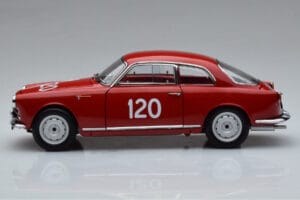 Alfa Romeo Giulietta SV #120 Mille Miglia 1956 Kyosho 1:18 08957A Metalli — kuva 4 / 9