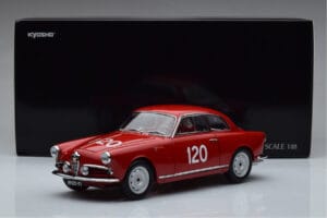 Alfa Romeo Giulietta SV #120 Mille Miglia 1956 Kyosho 1:18 08957A Metalli — kuva 9 / 9