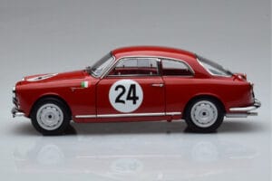Alfa Romeo Giulietta SV #24 Targa Florio 1958 Kyosho 1:18 08957B Metalli — kuva 4 / 9