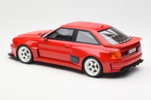 Audi 80 B4 Coupe Prior Design RS2 Punainen Otto 1:18 OT1068 Hartsi — kuva 5 / 6