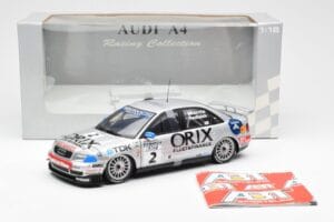 Audi A4 B5 Orix #2 P. Radisch 1998 UT Models 1:18 39872 Metalli — kuva 6 / 6