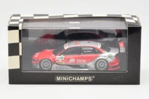 Audi A4 B7 DTM Team Audi Sport Rosberg #18 M. Rockenfeller DTM 2008 Minichamps 1:43 400081718 Metalli — kuva 4 / 4