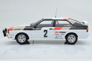 Audi Quattro Audi Sport #1 H. Mikkola / A. Hertz Winners International Swedish Rally 1981 Minichamps 1:18 155811102 Metalli — kuva 3 / 6
