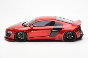 Audi R8 4S Liberty Walk Candy Punainen GT Spirit 1:18 GT892 Hartsi — kuva 3 / 6