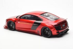 Audi R8 4S Liberty Walk Candy Punainen GT Spirit 1:18 GT892 Hartsi — kuva 5 / 6