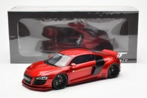 Audi R8 4S Liberty Walk Candy Punainen GT Spirit 1:18 GT892 Hartsi — kuva 6 / 6
