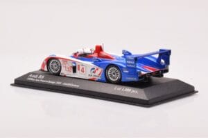 Audi R8 #4 M. Ortelli / J-M. Gounon 1000km Spa 2005 Minichamps 1:43 400051304 Metalli — kuva 3 / 4
