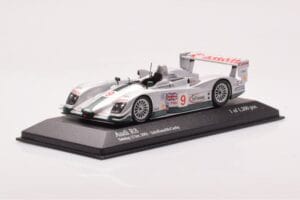 Audi R8 #9 M. Salo / Kane / McCarthy Sebring 12 Hours 2003 Minichamps 1:43 400031399 Metalli — kuva 2 / 4