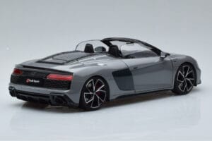 Audi R8 Spyder Performance Nardo Harmaa Kengfai 1:18 VAKF-0352 Metalli — kuva 3 / 11