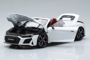 Audi R8 Spyder Performance Valkoinen Kengfai 1:18 VAKF-0351 Metalli — kuva 2 / 11