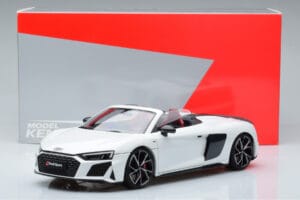 Audi R8 Spyder Performance Valkoinen Kengfai 1:18 VAKF-0351 Metalli — kuva 11 / 11