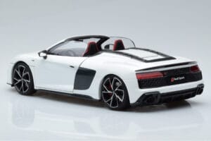 Audi R8 Spyder Performance Valkoinen Kengfai 1:18 VAKF-0351 Metalli — kuva 8 / 11