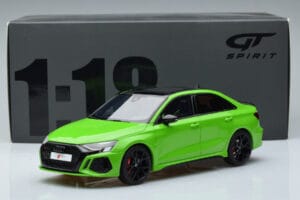 Audi RS3 8Y Sedan Vihreä GT Spirit 1:18 GT414 Hartsi — kuva 6 / 6