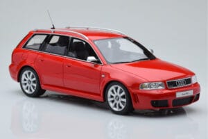 Audi RS4 B5 Avant Punainen Otto 1:18 OT1026B Hartsi — kuva 4 / 6