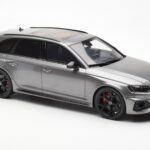 Audi RS4 B9 Avant Competition Daytona Harmaa GT Spirit 1:18 GT456 - image 4 of 6