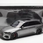 Audi RS4 B9 Avant Competition Daytona Harmaa GT Spirit 1:18 GT456 - image 6 of 6