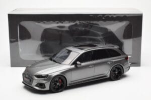 Audi RS4 B9 Avant Competition Daytona Harmaa GT Spirit 1:18 GT456 Hartsi — kuva 6 / 6