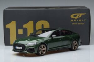 Audi RS5 B9 Sportback Sonoma Vihreä Asia Edition GT Spirit 1:18 CLDC018 Hartsi — kuva 6 / 6