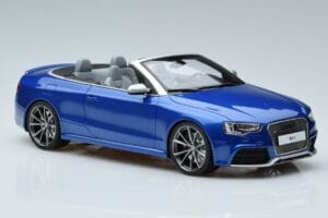 Audi RS5 B8 Cabriolet Sininen GT Spirit 1:18 ZM053 Hartsi — kuva 4 / 6