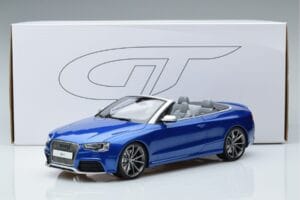 Audi RS5 B8 Cabriolet Sininen GT Spirit 1:18 ZM053 Hartsi — kuva 6 / 6