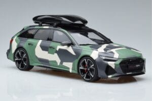 Audi RS6 C8 Avant Maastoväritys With Roof Top Asia Edition GT Spirit 1:18 CLDC014 Hartsi — kuva 4 / 6