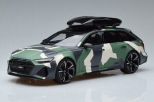 Audi RS6 C8 Avant Maastoväritys With Roof Top Asia Edition GT Spirit 1:18 CLDC014 Hartsi