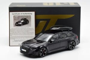 Audi RS6 C8 Avant Mythos Musta Hiilikuitukatto Asia Edition GT Spirit 1:18 CLDC007 Hartsi — kuva 6 / 6