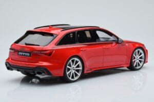 Audi RS6 MTM C8 Avant Tango Punainen GT Spirit 1:18 GT432 Hartsi — kuva 2 / 6