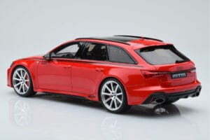 Audi RS6 MTM C8 Avant Tango Punainen GT Spirit 1:18 GT432 Hartsi — kuva 5 / 6