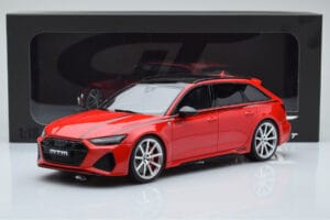 Audi RS6 MTM C8 Avant Tango Punainen GT Spirit 1:18 GT432 Hartsi — kuva 6 / 6