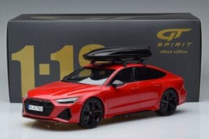 Audi RS7 C8 Sportback Punainen Asia Edition GT Spirit 1:18 CLDC021 Hartsi — kuva 6 / 6