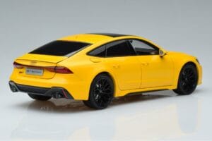 Audi RS7 C8 Sportback Keltainen Vossen Rims Rajoitettu Erä Kengfai 1:18 VAKF-0335 Metalli — kuva 3 / 8