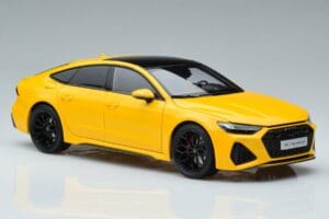 Audi RS7 C8 Sportback Keltainen Vossen Rims Rajoitettu Erä Kengfai 1:18 VAKF-0335 Metalli — kuva 6 / 8