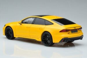 Audi RS7 C8 Sportback Keltainen Vossen Rims Rajoitettu Erä Kengfai 1:18 VAKF-0335 Metalli — kuva 7 / 8