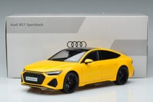 Audi RS7 C8 Sportback Keltainen Vossen Rims Rajoitettu Erä Kengfai 1:18 VAKF-0335 Metalli — kuva 8 / 8