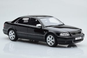 Audi S8 D2 Musta Otto 1:18 OT082 Hartsi — kuva 4 / 6