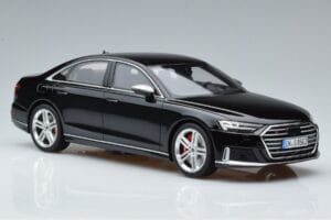 Audi S8 D5 Mythos Musta Asia Edition GT Spirit 1:18 CLDC019 Hartsi — kuva 4 / 6