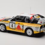 Audi Sport Quattro S1 E2 #4 S. Blomqvist / B. Cederberg Rally 1000 Lakes 1985 IXO 1:18 18RMC161A - image 5 of 6