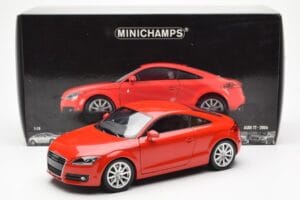 Audi TT 8J Punainen Metallic Minichamps 1:18 100015021 Metalli — kuva 8 / 8